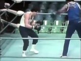 SYLVESTER STALLONE and CARL WEATHERS choreograph Rocky/Apollo Creed fight ROCKY (1976)