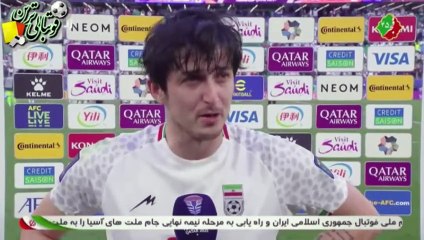صحبت‌های سردار آزمون بعد از بازی ایران و ژاپن