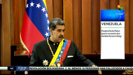 Síntesis 03-02: Pdte. Maduro apoya convocatoria a dialogo incluyente