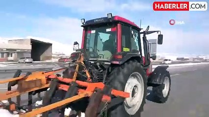 Nakliye firması 28 bin TL isteyince 700 kilometreyi traktörüyle geldi