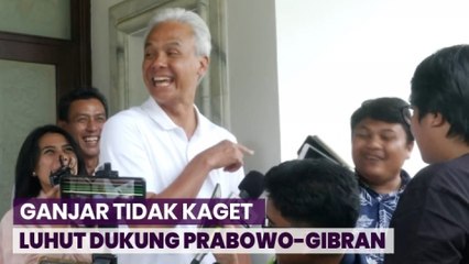 Ganjar Pranowo Tidak Terkejut soal Dukungan Luhut Binsar Panjaitan ke Prabowo-Gibran