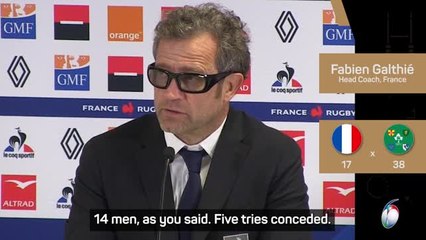 Download Video: Galthie promises France will respond to 'hard' opening Six Nations defeat