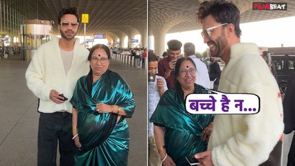Bigg Boss 17 Contestant Vicky Jain Spotted With his Mom | FilmiBeat