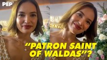 Sarah Lahbati NAG-REACT SA "PATRON SAINT OF WALDAS" NA TAWAG SA KANYA | PEP Interviews