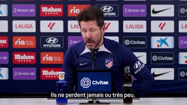Atlético - Simeone : Ne pas jouer le Real Madrid en pensant au titre