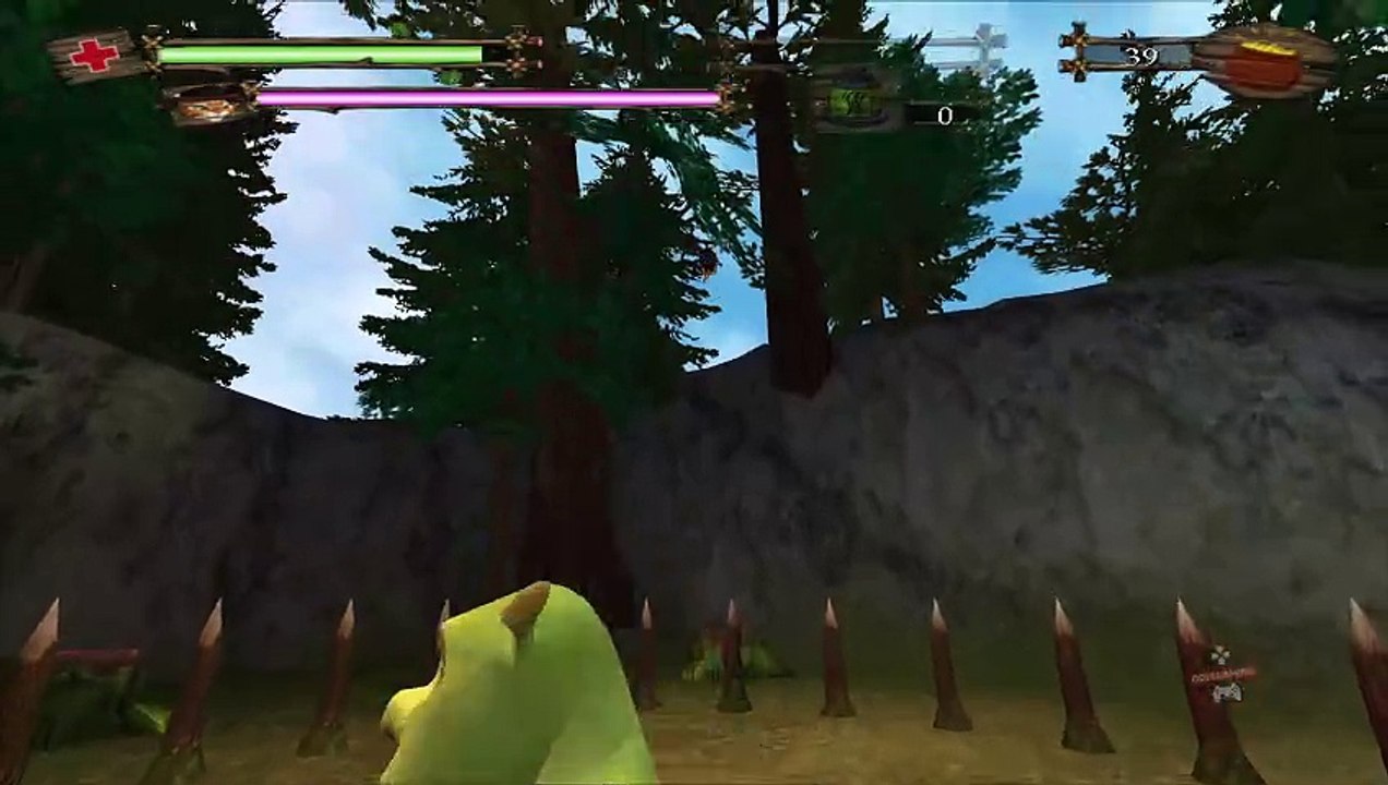 Shrek 2 PC - Boss 1 - El Gato con Botas Jefe