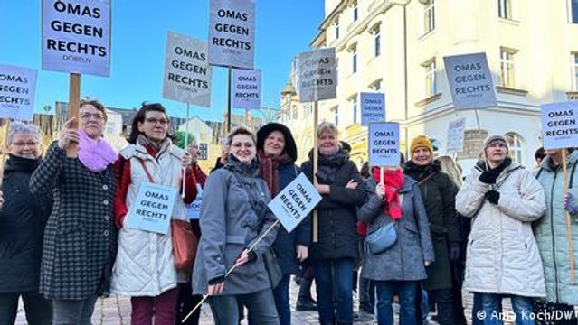 Grannies vs. the Right take on AfD in far-right stronghold