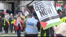 Mega marcia pro-Palestina nel centro di Londra