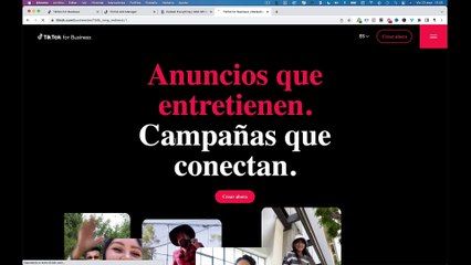 1. Cómo crear una cuenta en TikTok Ads