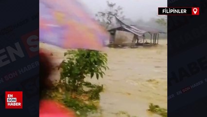 Filipinler'i sel vurdu