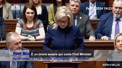 Nord Irlanda, O'Neill ? la prima First Minister dello Sinn Fein