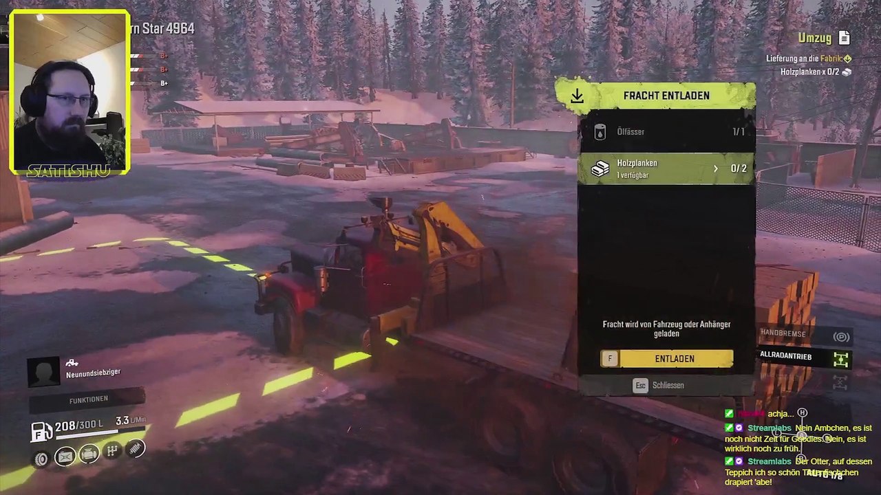 Gemischte Lieferung für einen Umzug. SnowRunner #143