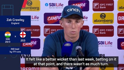 England must hold hands up to 'fantastic' Bumrah spell - Crawley