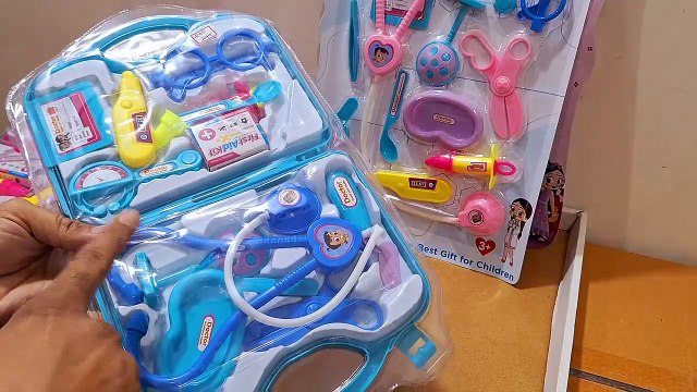 Unboxing and Review of Aditi toys doctor set, beauty set for gift