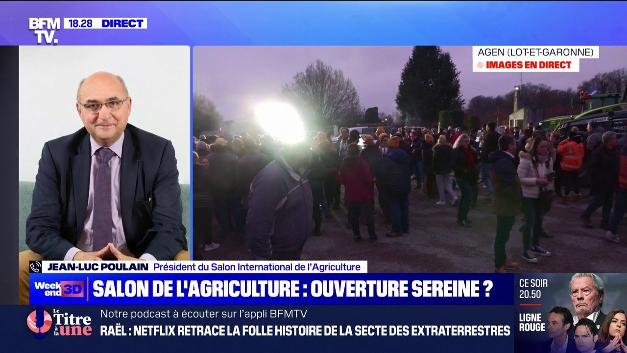 Jean-Luc Poulain, président du Salon de l'Agriculture: "Il faut s'attendre à des échanges musclés avec les politiques"