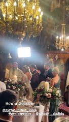 Παντρεύτηκαν ο Πύρρος Δήμας και Αφροδίτη Σκαφίδα 1