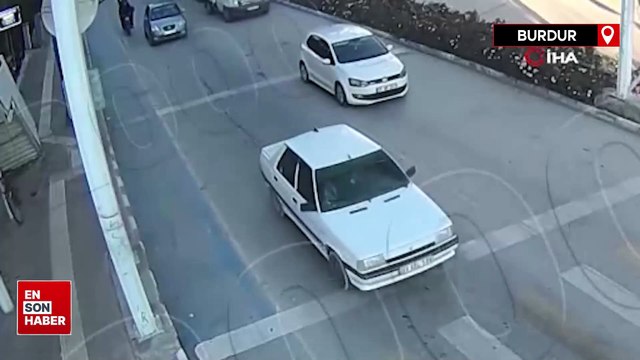 Burdur’da meydana gelen kazalar KGYS kameralarına yansıdı