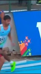 खेलो इंडिया यूथ गेम में 12 ए के बसंत ने लगाई उंची छलांग