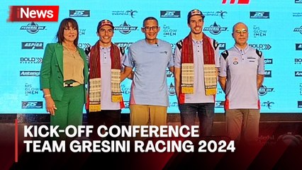 Hadiri Kick-Off Conference Team Gresini Racing 2024, Sandiaga Uno : Gabungnya Marc Marquez Bisa Berikan Dampak Positif untuk Brand Lokal Mendunia