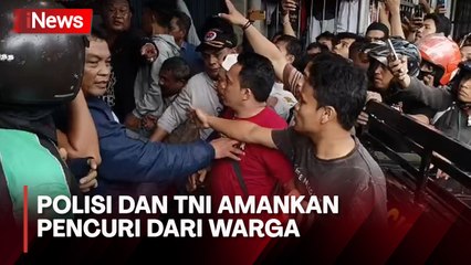 Polisi dan TNI Amankan 3 Pencuri Rumah Kosong dari Amukan Warga