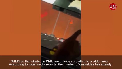 Violent forest fires spread to residential houses in Chile – Residents are being evacuated