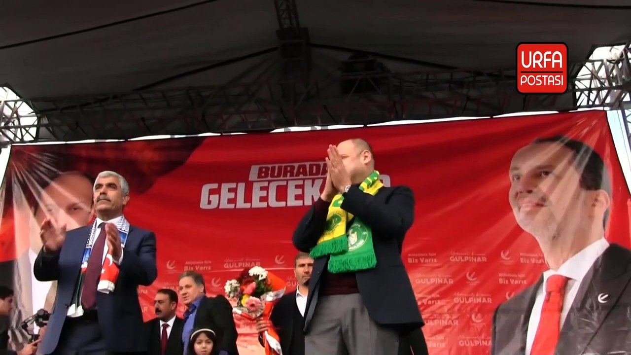 Mehmet Kasım Gülpınar'ın Şanlıurfa mitingine binlerce kişi katıldı