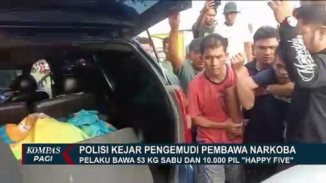 Aksi Kejar-kejaran Polisi dengan Sopir Minibus Pembawa Narkoba di Medan, 53 Kg Sabu Ditemukan!
