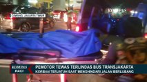 Jatuh Usai Hindari Jalan Berlubang, Pengendara Motor di Cawang Tewas Terlindas Bus Transjakarta