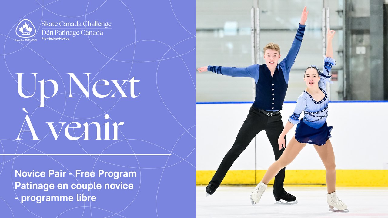 Novice Pair Free Program - RINK 2  - 2023-2024 SKATE CANADA CHALLENGE – PRE-NOVICE/NOVICE (11)