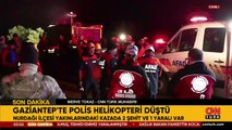 Gaziantep'te helikopter kazası... CNN Türk muhabiri Merve Tokaz olay yerinden aktardı
