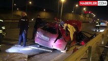 Gebze'de TIR'a arkadan çarpan otomobilde 1 ölü, 3 yaralı