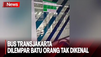 Bus TransJakarta Dilempar Batu Orang Tak Dikenal, 1 Penumpang Luka-Luka