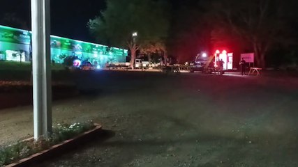 Motociclista sofre laceração na perna ao cair de moto no Show Rural