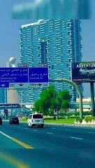 Abu Dhabi Road Morning Time View