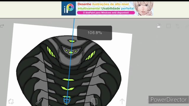 Speedart ibispaintx • Robot snake | Cobra robótica [part 1]