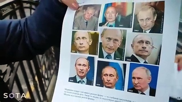 путин или сумасшедший, потому что болен лепрой, или это двойник