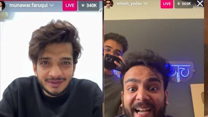 Munawar Faruqui Fails Instagram Live Record Reason, Elvish Yadav Mc Stan Unbreakable Post Viral