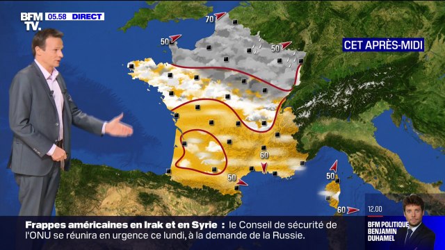 Un ciel couvert sur le nord du pays, du soleil plus au sud et des températures au-dessus des normales de saison ce dimanche