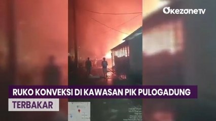 Ruko Konveksi Celana di Kawasan PIK Pulogadung Hangus Terbakar, 4 Orang Tewas