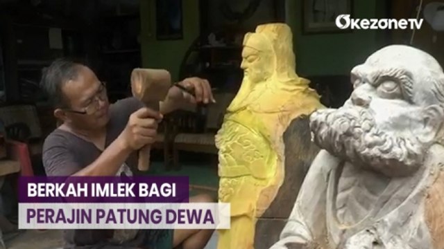 Berkah Imlek, Perajin Patung Dewa di Jepara Banjir Pesanan