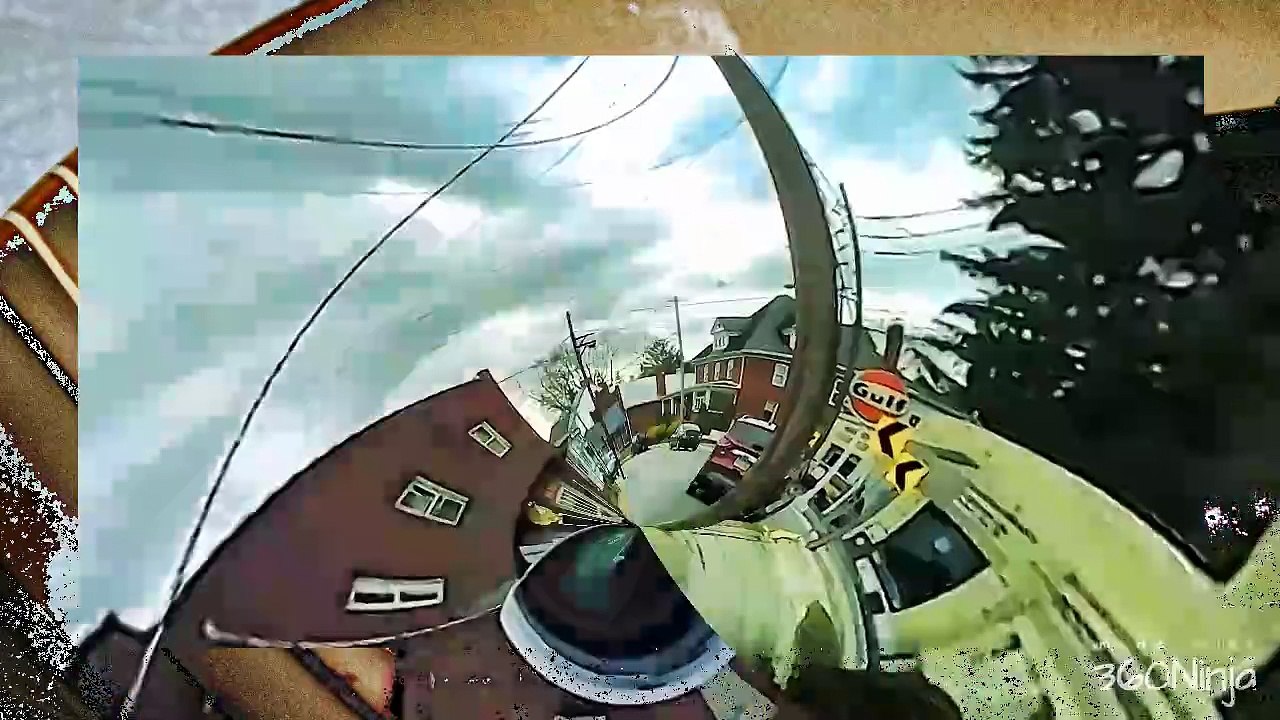 Driving 2 Chinese buffet lunch in 360 degrees l Cyberlink.compressed