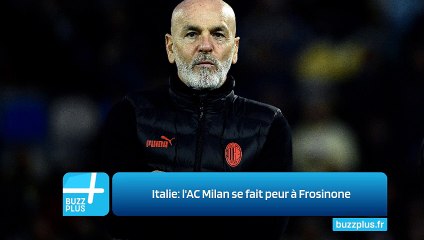 Italie: l'AC Milan se fait peur à Frosinone