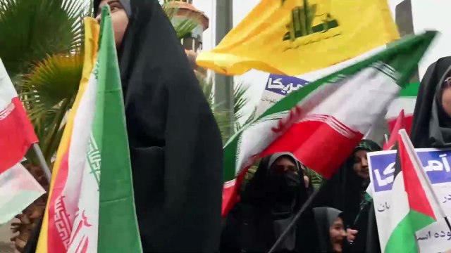 Iranians voice support for Palestinians in rally to mark anniversary of 1979 U.S. embassy takeover