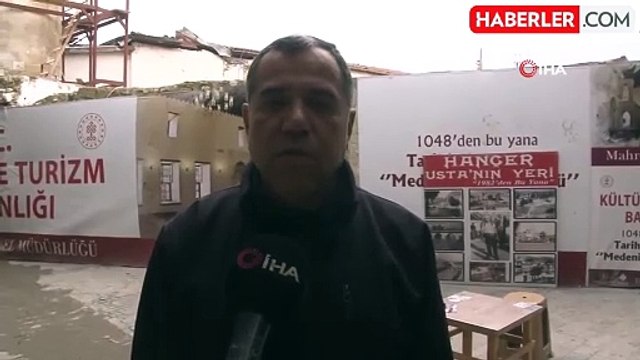 Tarihi caminin yerle bir olduğu ana ait görüntüler yıkımın boyutunu gözler önüne serdi