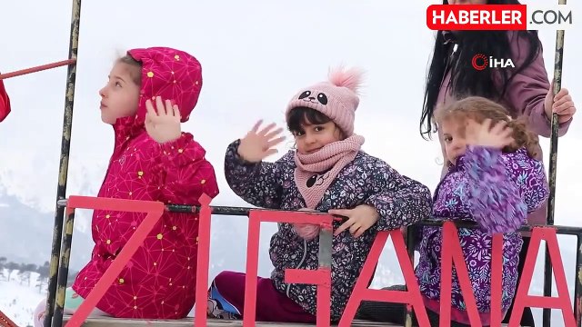 Zigana Gümüşkayak Kayak Merkezi Yarı Yıl Tatilinde Dolup Taştı