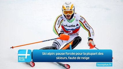 Ski alpin: pause forcée pour la plupart des skieurs, faute de neige