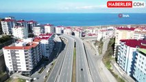 Trabzon'da Kanuni Bulvarı çalışmaları devam ediyor