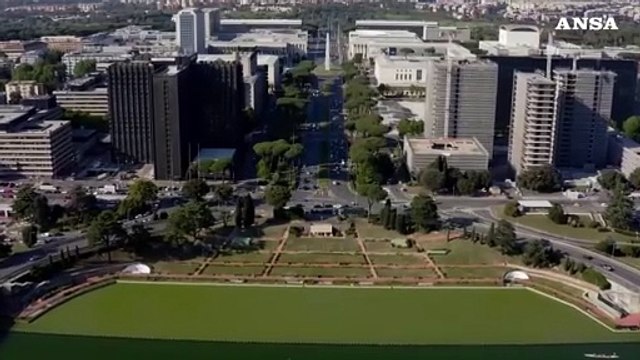 Poste Italiane, inaugurato il nuovo impianto fotovoltaico nella sede a Roma