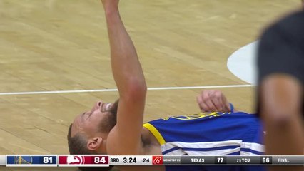 Curry's 60 in vain as Warriors lose to Hawks in overtime