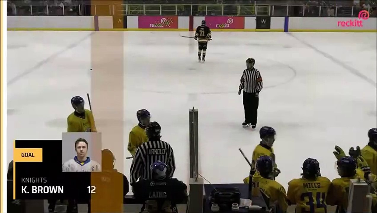 Hull Seahawks v Leeds Knights: NIHL National Cup semi-final first leg - goal highlights